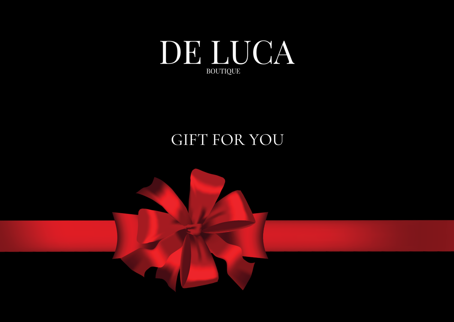 BUONO REGALO DE LUCA BOUTIQUE