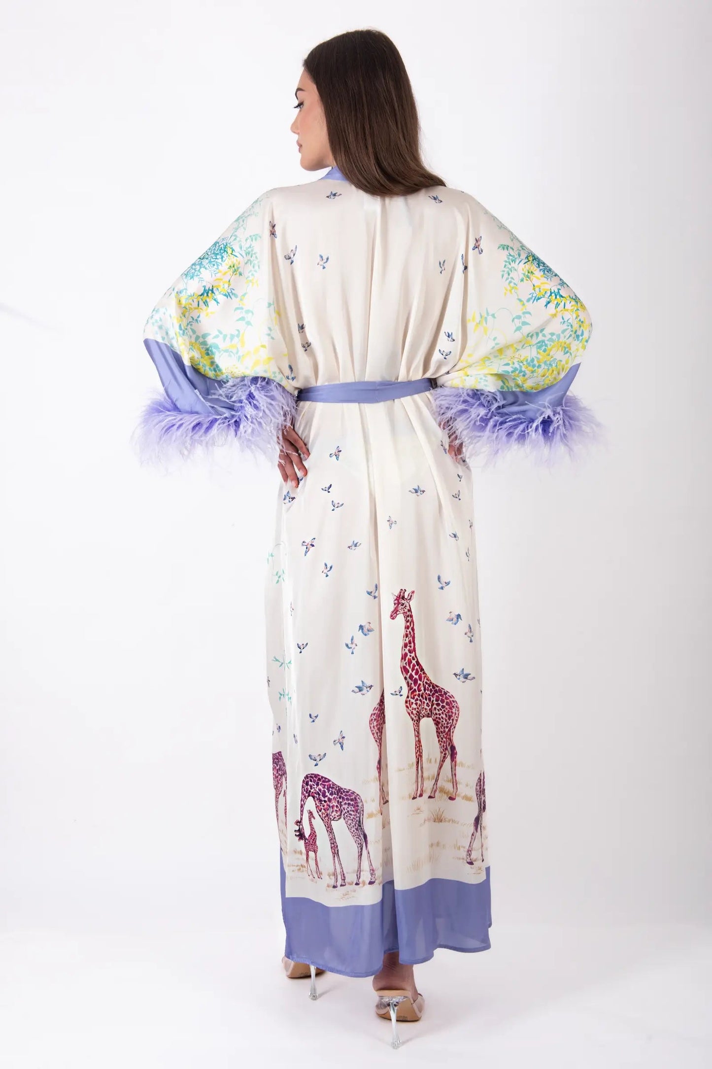 DMM-92459SS25 - KIMONO LUNGO - DISTRICT MARGHERITA MAZZEI