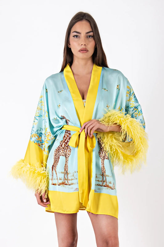 DMM-92259SS25 - KIMONO CORTO - DISTRICT MARGHERITA MAZZEI