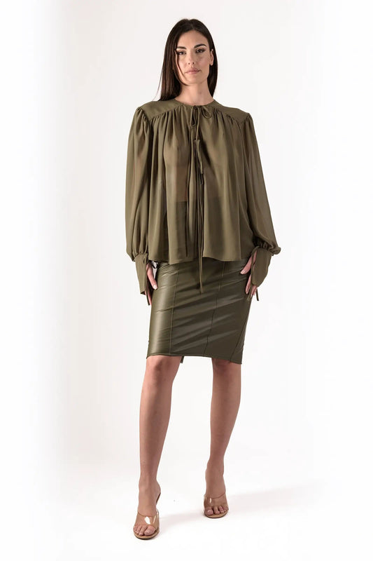 DMM-9829FW26 - BLUSA - DISTRICT MARGHERITA MAZZEI